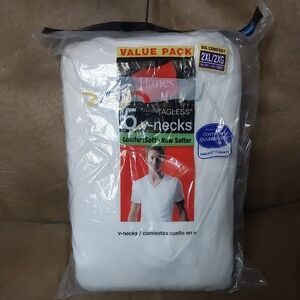 ❄️🌷🏖🍂Hanes Mens V Neck Tee Shirts